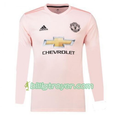 Billige Fotballdrakter Manchester United Bortedraktsett 2018/19 Langermet